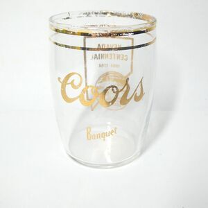 Coors Banquet Nevada Centennial 1964 Beer Taster Glass Vintage